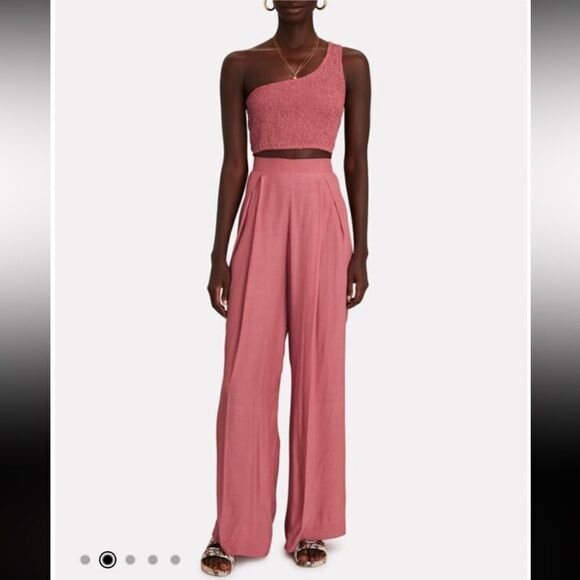 NWT SWF PINK WIDE LEG PLEAT Medium - Picture 14 of 14